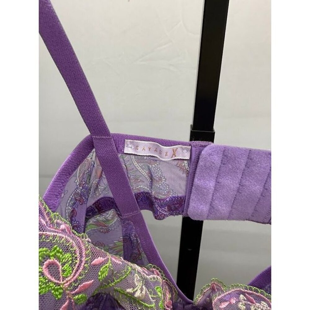 Savage x Fenty Bohemian Paisley Embroidered Teddy - Picture 3 of 5